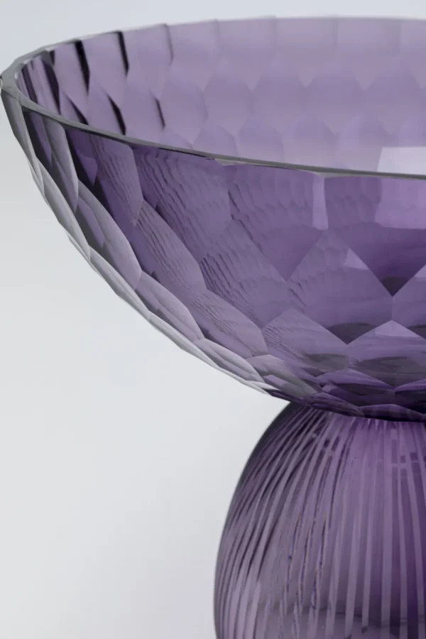 KARE Design Vaas Duetto Purple 23cm