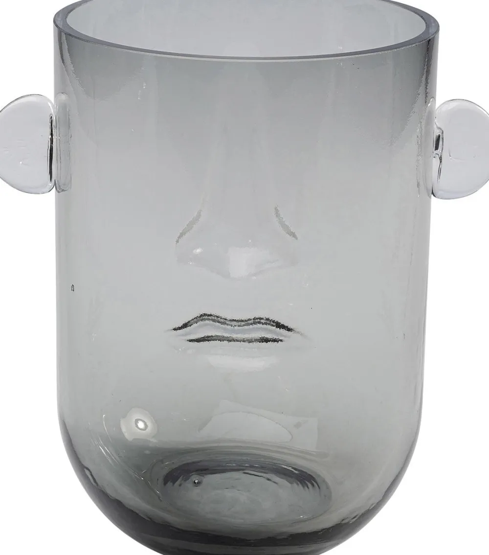 vaas_face_grijs_klein_2.webp KARE Design Vaas Face Grijs Klein