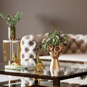 KARE Design Vaas Flowercrown Goud 20cm