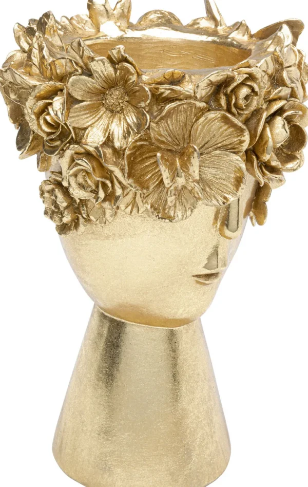 KARE Design Vaas Flowercrown Goud 20cm