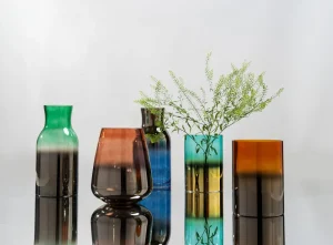 KARE Design Vaas Glow Green 30cm