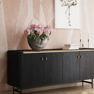 KARE Design Vaas Half Face Anthracite 31cm