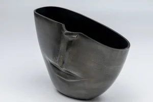 KARE Design Vaas Half Face Anthracite 31cm