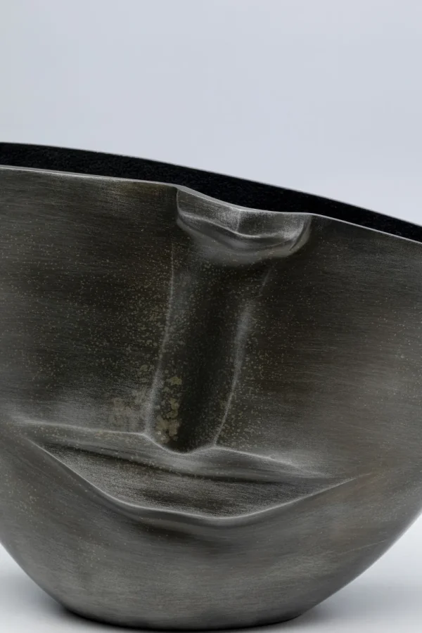 KARE Design Vaas Half Face Anthracite 31cm