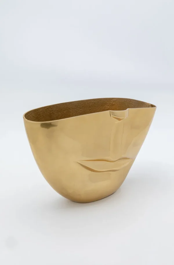 KARE Design Vaas Half Face Gold 46cm