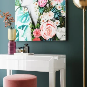 KARE Design Vaas Marvelous Duo Geel Lila 38cm