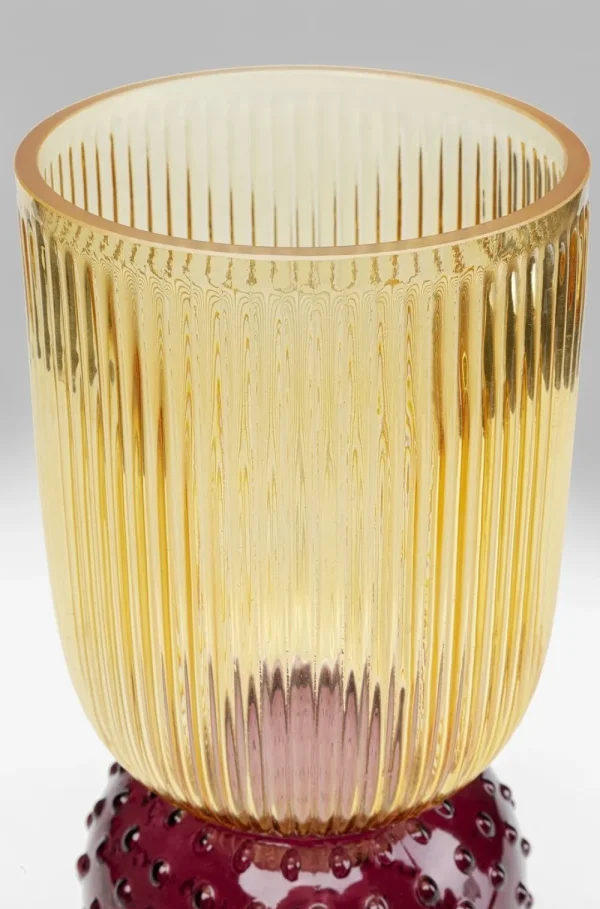 KARE Design Vaas Marvelous Duo Geel Lila 38cm