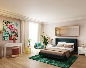 KARE Design Vaas Marvelous Duo Geel Lila 38cm