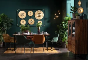 KARE Design Vaas Marvelous Duo Geel Lila 31cm