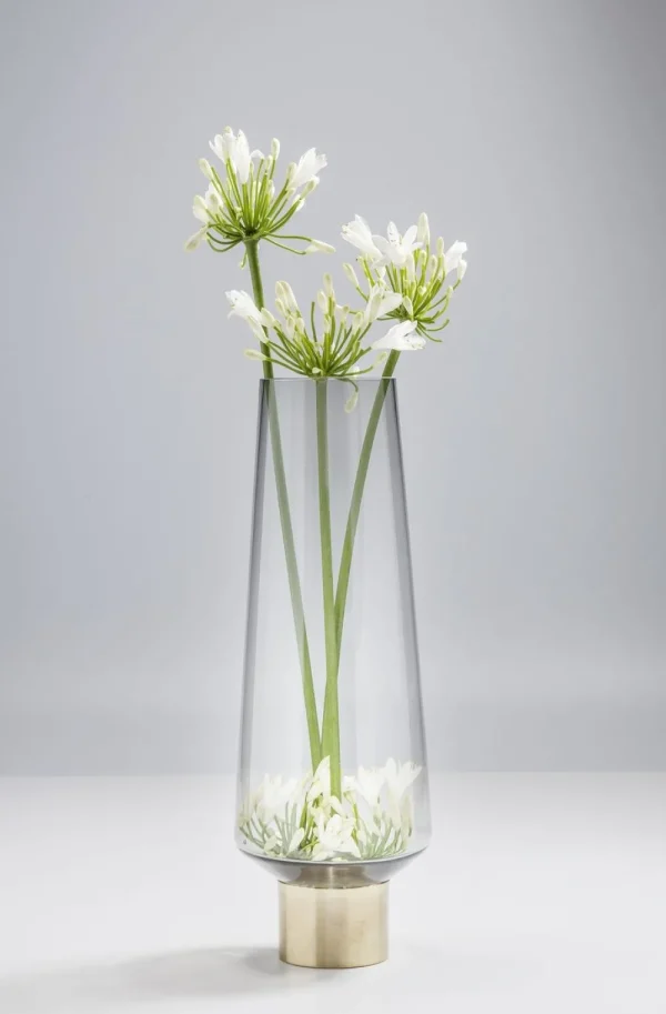 KARE Design Vaas Noble Ring Grijs 40cm