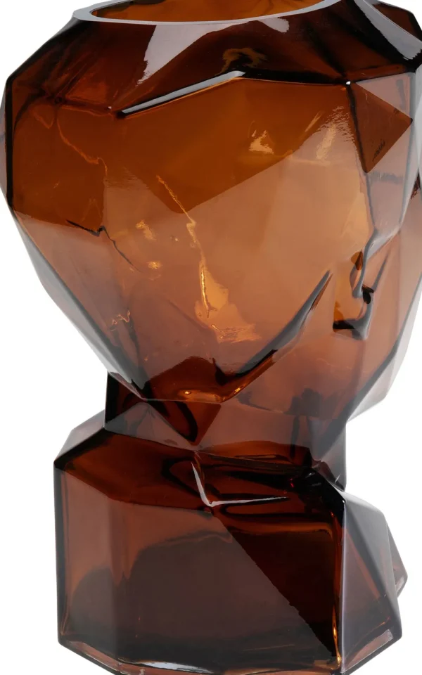KARE Design Vaas Prisma Face Brown 30cm