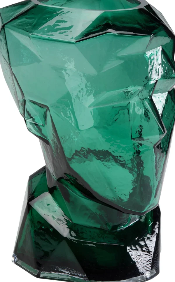 KARE Design Vaas Prisma Face Green 30cm