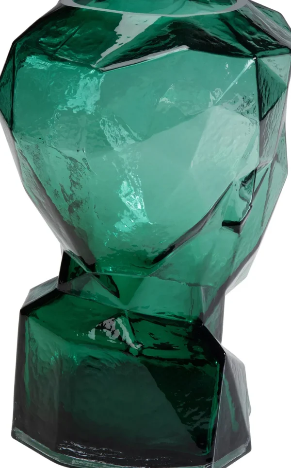 KARE Design Vaas Prisma Face Green 30cm