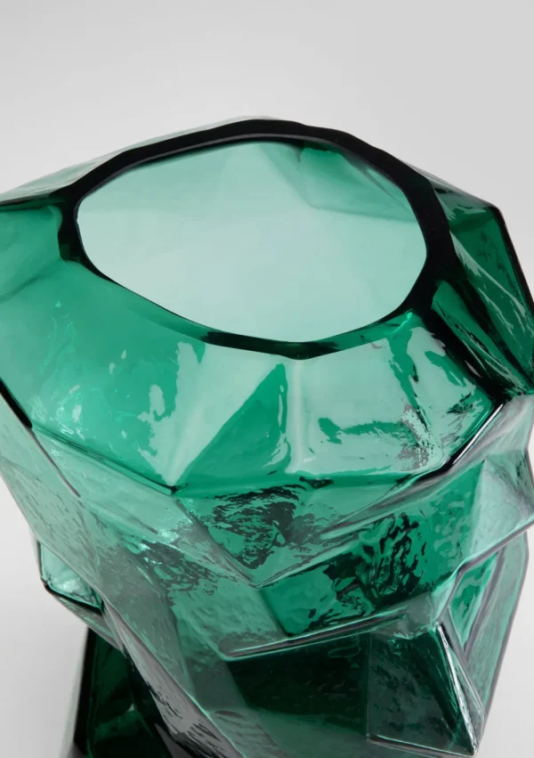 KARE Design Vaas Prisma Face Green 30cm
