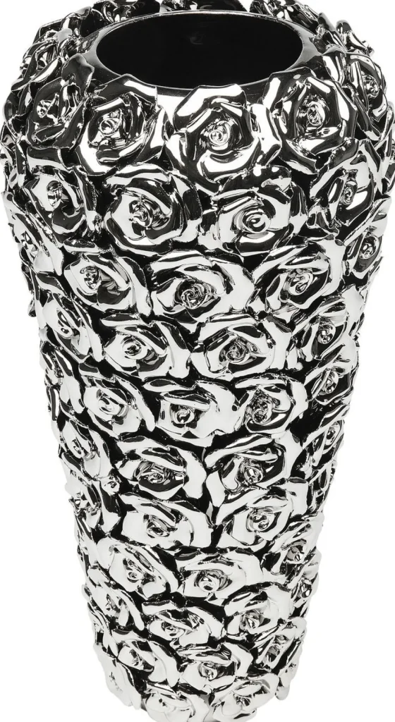 KARE Design Vaas Rose Multi Chroom Groot