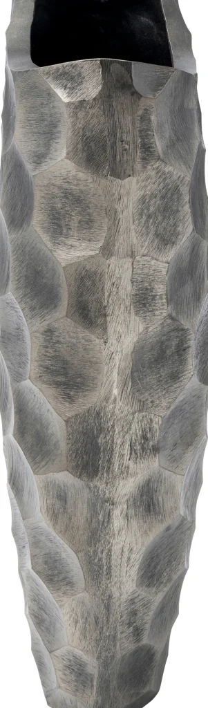 KARE Design Vaas Sacramento Comb Silver 59cm