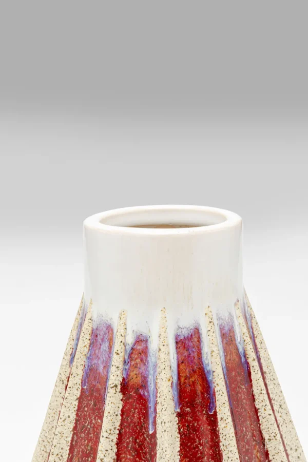 KARE Design Vaas Tic Tac Red 24cm