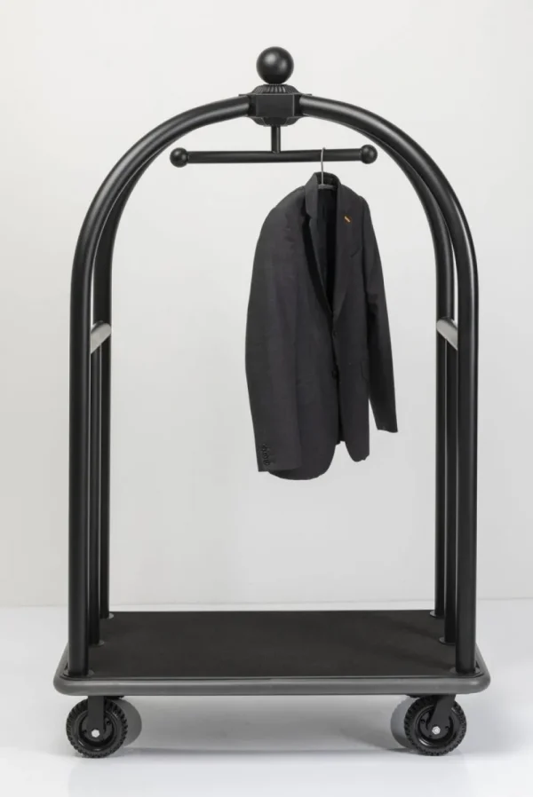 KARE Design VIP Bagage Trolley Vegas Mat Zwart