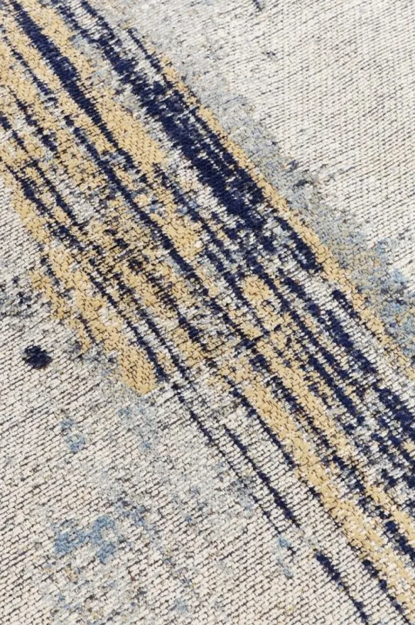 KARE Design Vloerkleed Abstract Donkerblauw 170x240cm