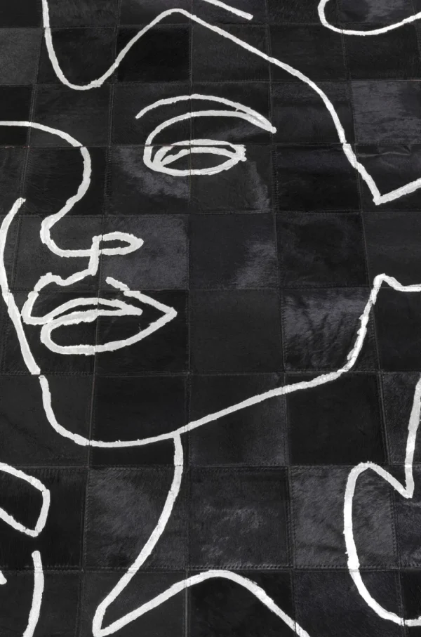 KARE Design Vloerkleed Art Faces 170x240cm