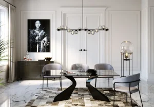 KARE Design Vloerkleed Cosmo Fur Grijs 200x300cm