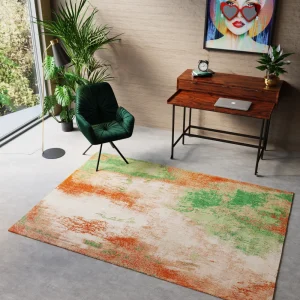 KARE Design Vloerkleed Downtown Groen 170x240cm