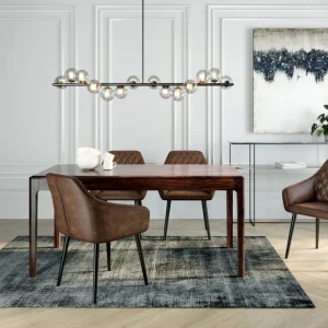 KARE Design Vloerkleed Gianna Petrol 170x240cm