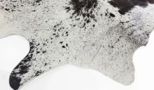 KARE Design Vloerkleed Hide Zwart-Wit