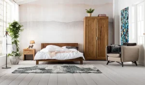 KARE Design Vloerkleed Kelim Ornament Turquoise 170x240cm