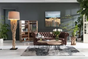 KARE Design Vloerkleed Kelim Ornament Turquoise 200x300cm