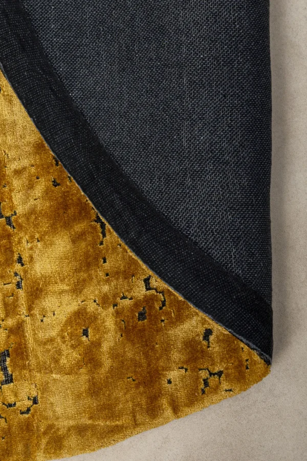 KARE Design Vloerkleed Silja Yellow Ø200cm