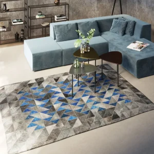 KARE Design Vloerkleed Triangle Grijs 170x240cm