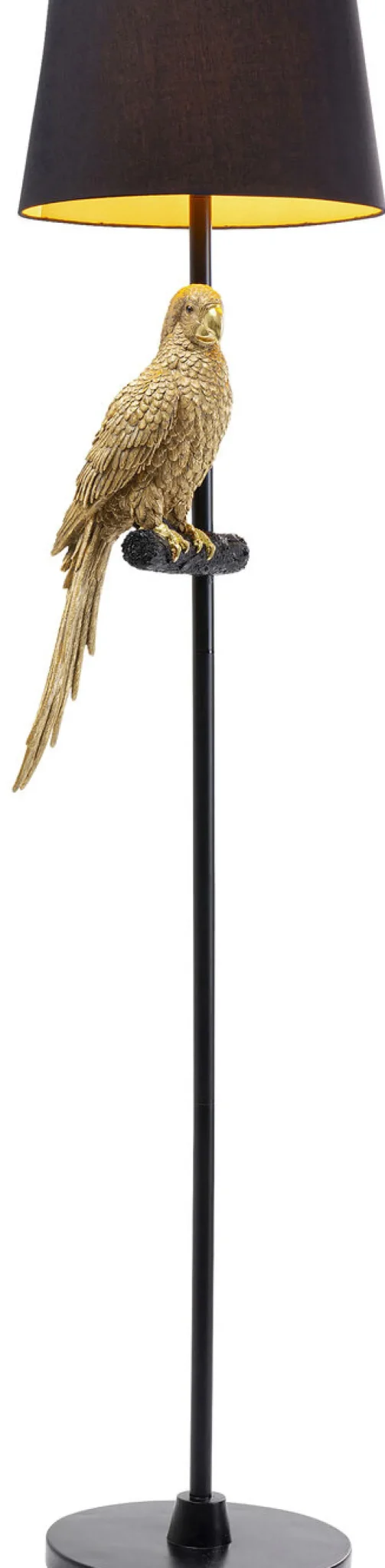 KARE Design Vloerlamp Animal Parrot Gold 176cm