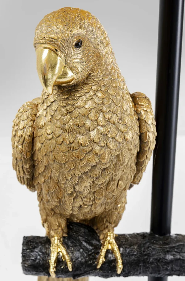 KARE Design Vloerlamp Animal Parrot Gold 176cm
