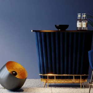 KARE Design Vloerlamp Apollon Smooth Black Ø50cm