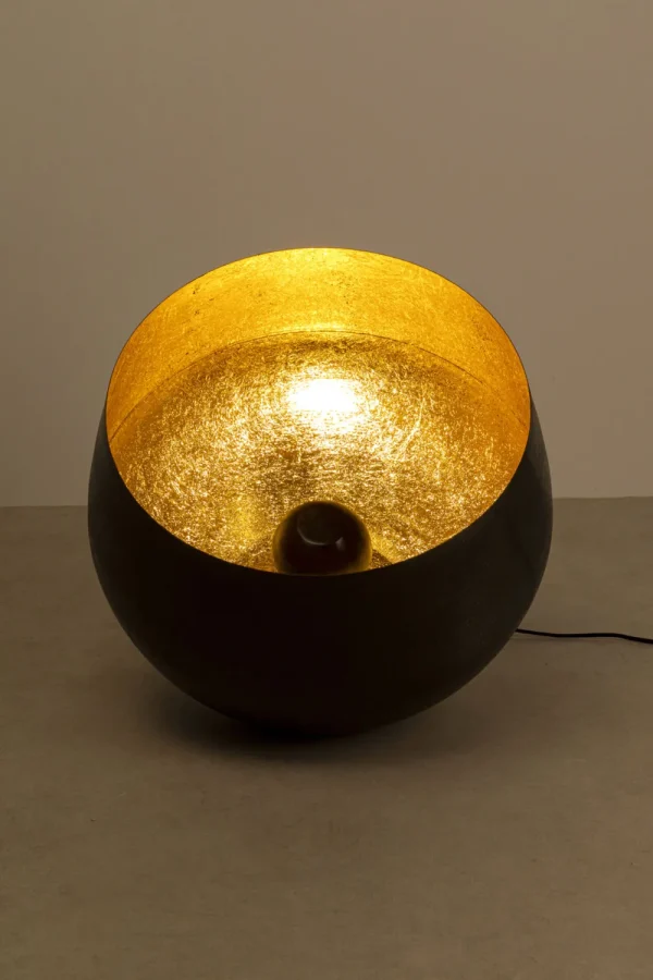 KARE Design Vloerlamp Apollon Smooth Black Ø50cm