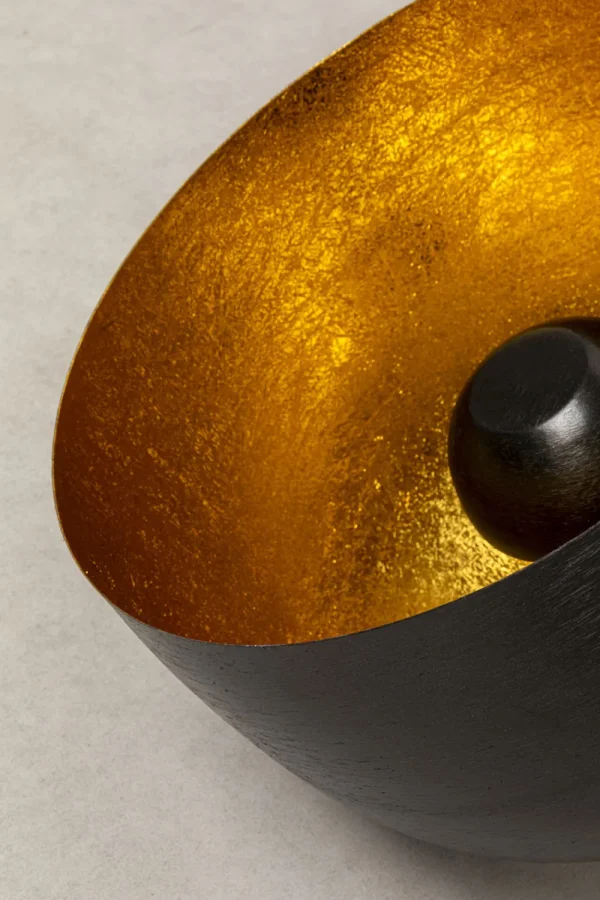 KARE Design Vloerlamp Apollon Smooth Black Ø35cm