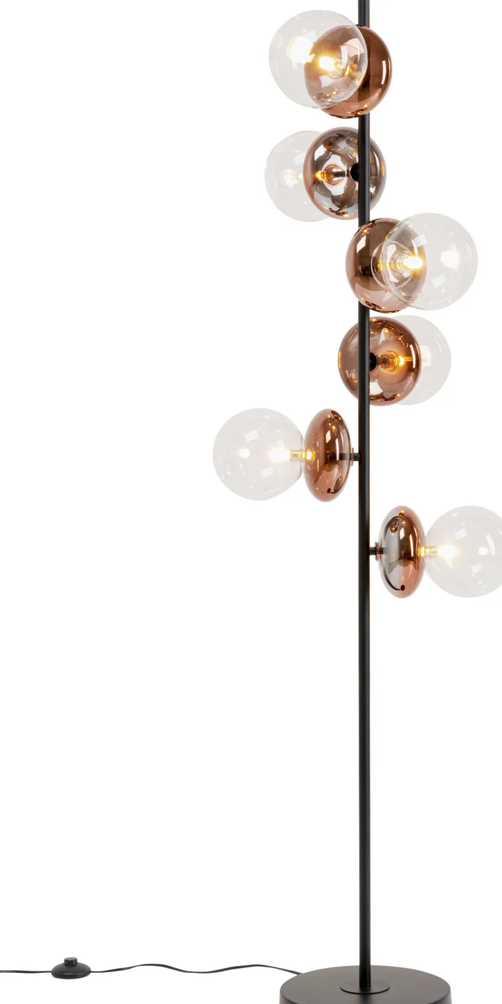 vloerlamp_double_bubble_copper_cm_0.webp KARE Design Vloerlamp Double Bubble Copper 165cm