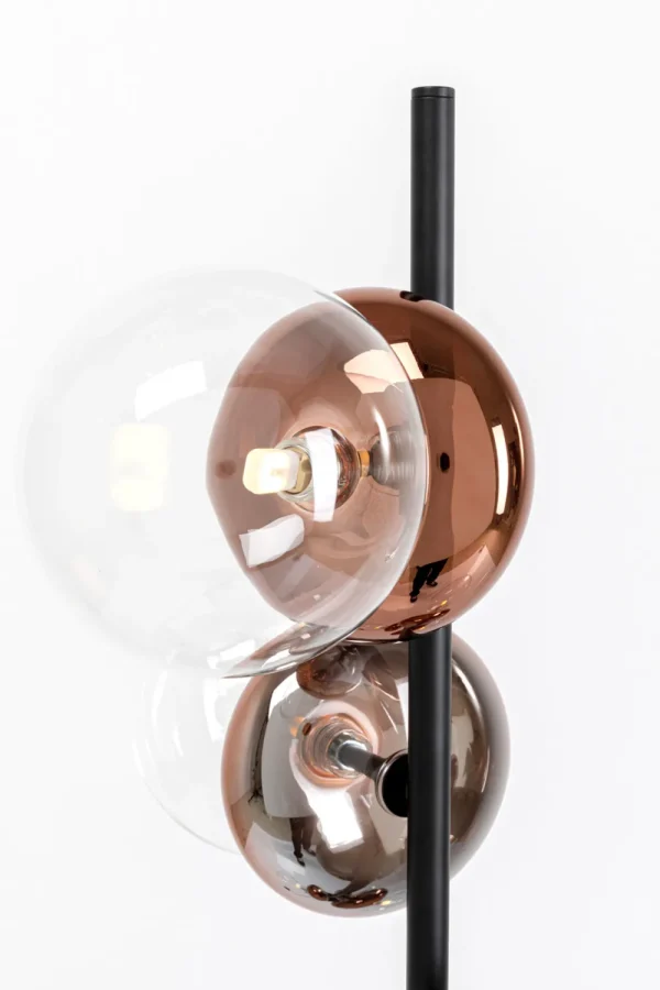 KARE Design Vloerlamp Double Bubble Copper 165cm