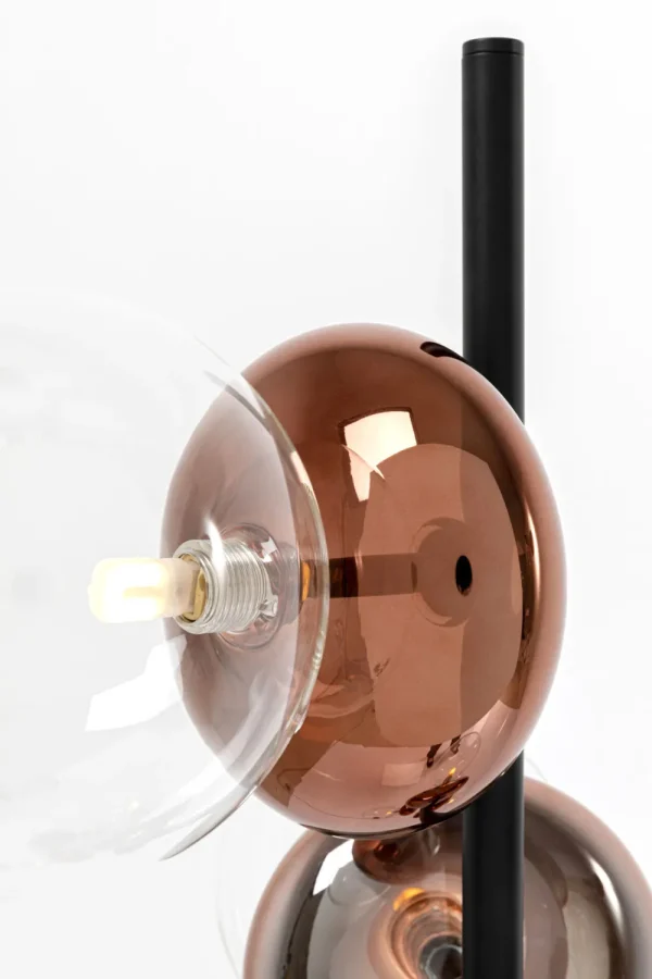 KARE Design Vloerlamp Double Bubble Copper 165cm