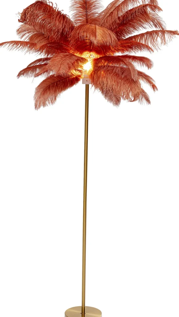 KARE Design Vloerlamp Feather Palm Brown 165cm