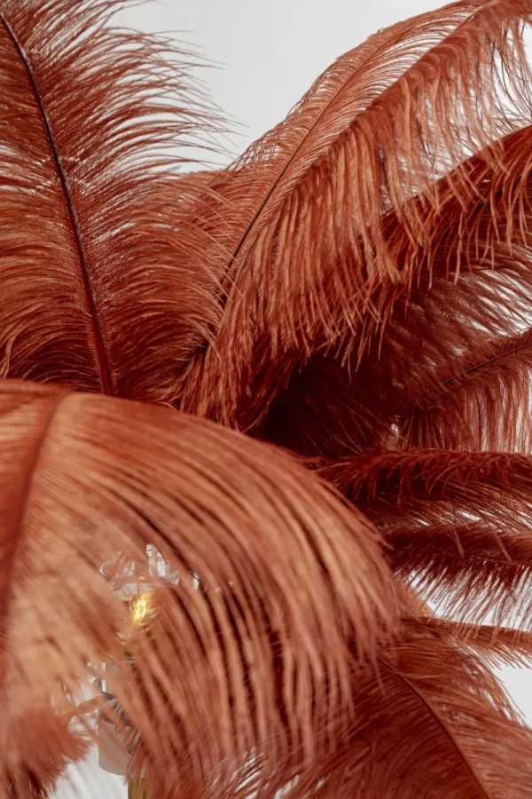 KARE Design Vloerlamp Feather Palm Brown 165cm