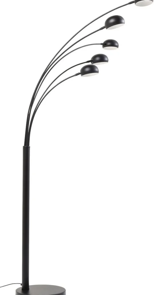 KARE Design Vloerlamp Five Fingers Mat Zwart