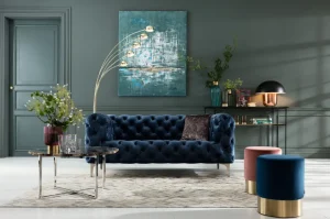 KARE Design Vloerlamp Five Fingers Messing