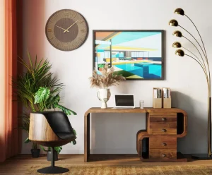 KARE Design Vloerlamp Five Fingers Messing