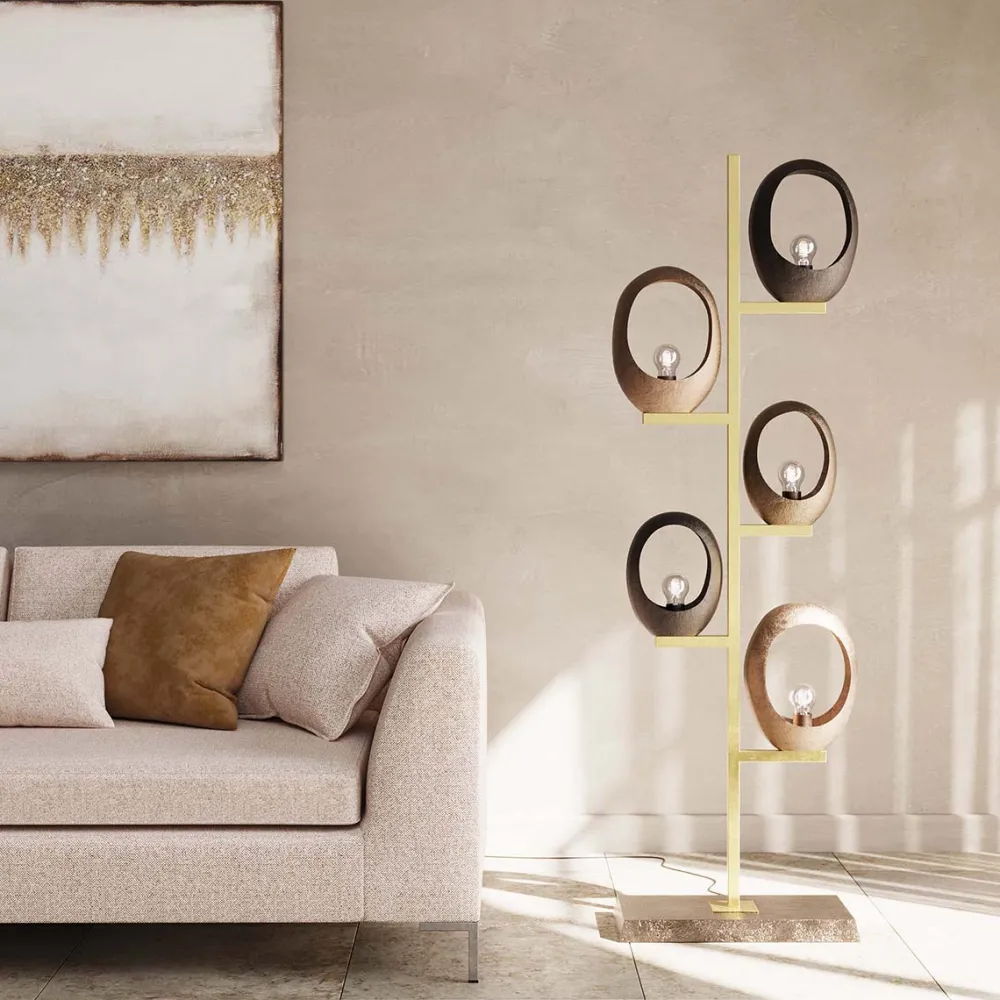 vloerlamp_five_loops_cm_0.webp KARE Design Vloerlamp Five Loops 173cm