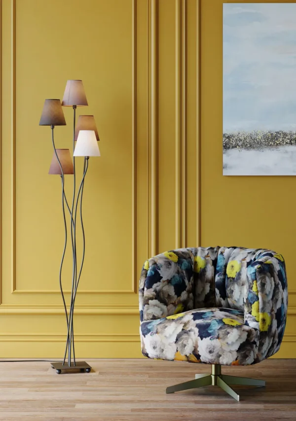 KARE Design Vloerlamp Flexible Mocca Vijf