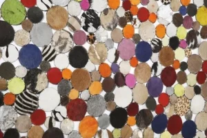 KARE Design Voerkleed Circle Multi 250cm