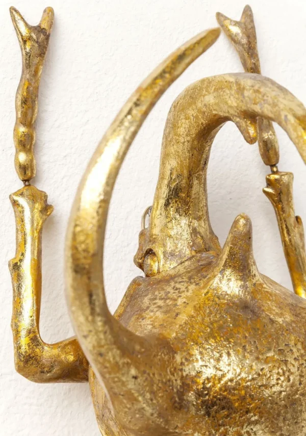 KARE Design Wanddecoratie Atlas Beetle Goud