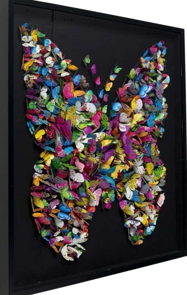 KARE Design Wanddecoratie Farfalla 120x120cm